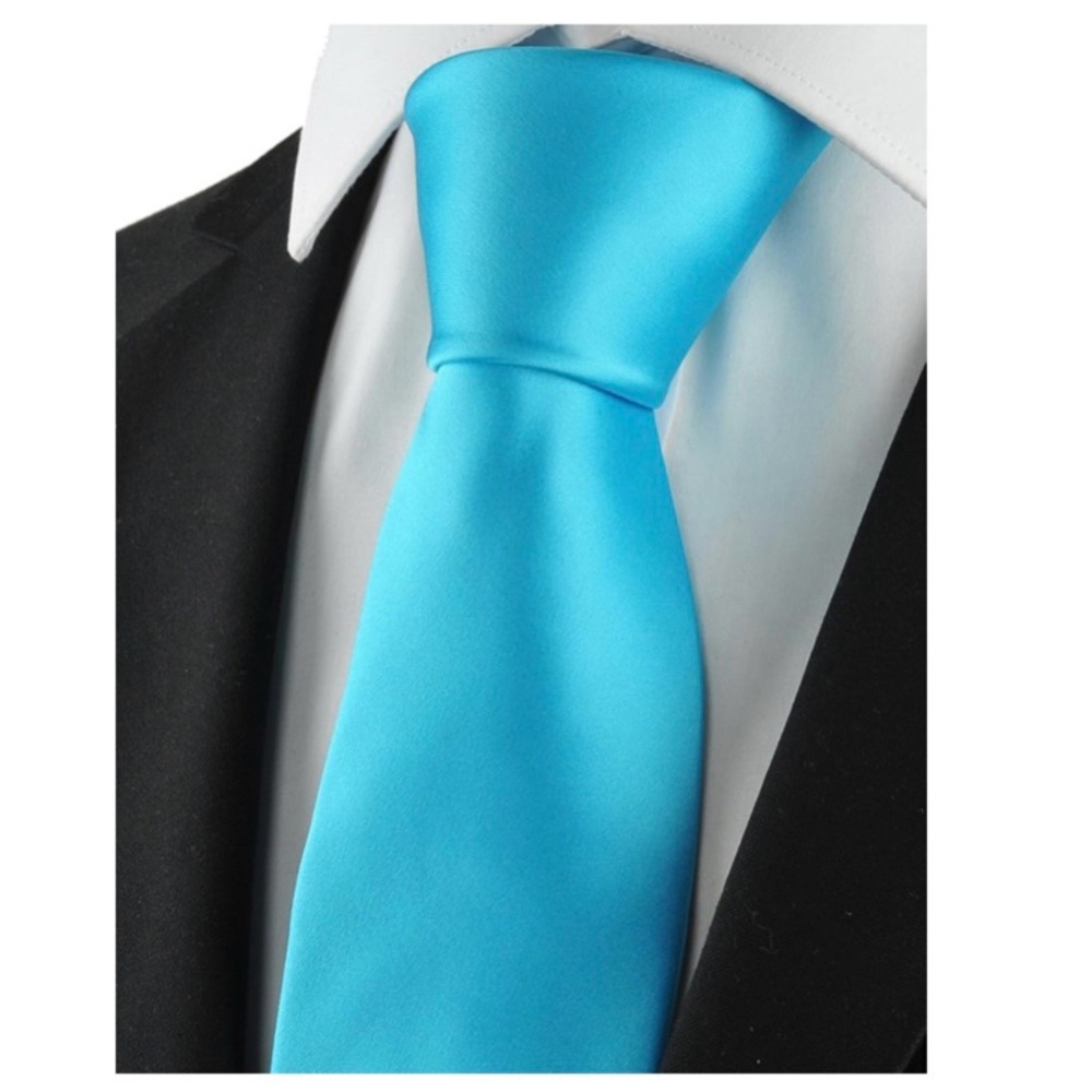 NEW in Box Vibrant Turquoise / Aqua Classic Tie - Great for HOCO